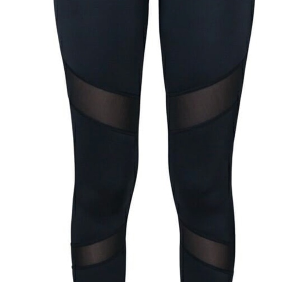 Black Xterra Slasher Mesh Athletic Leggings - Picture 10 of 13